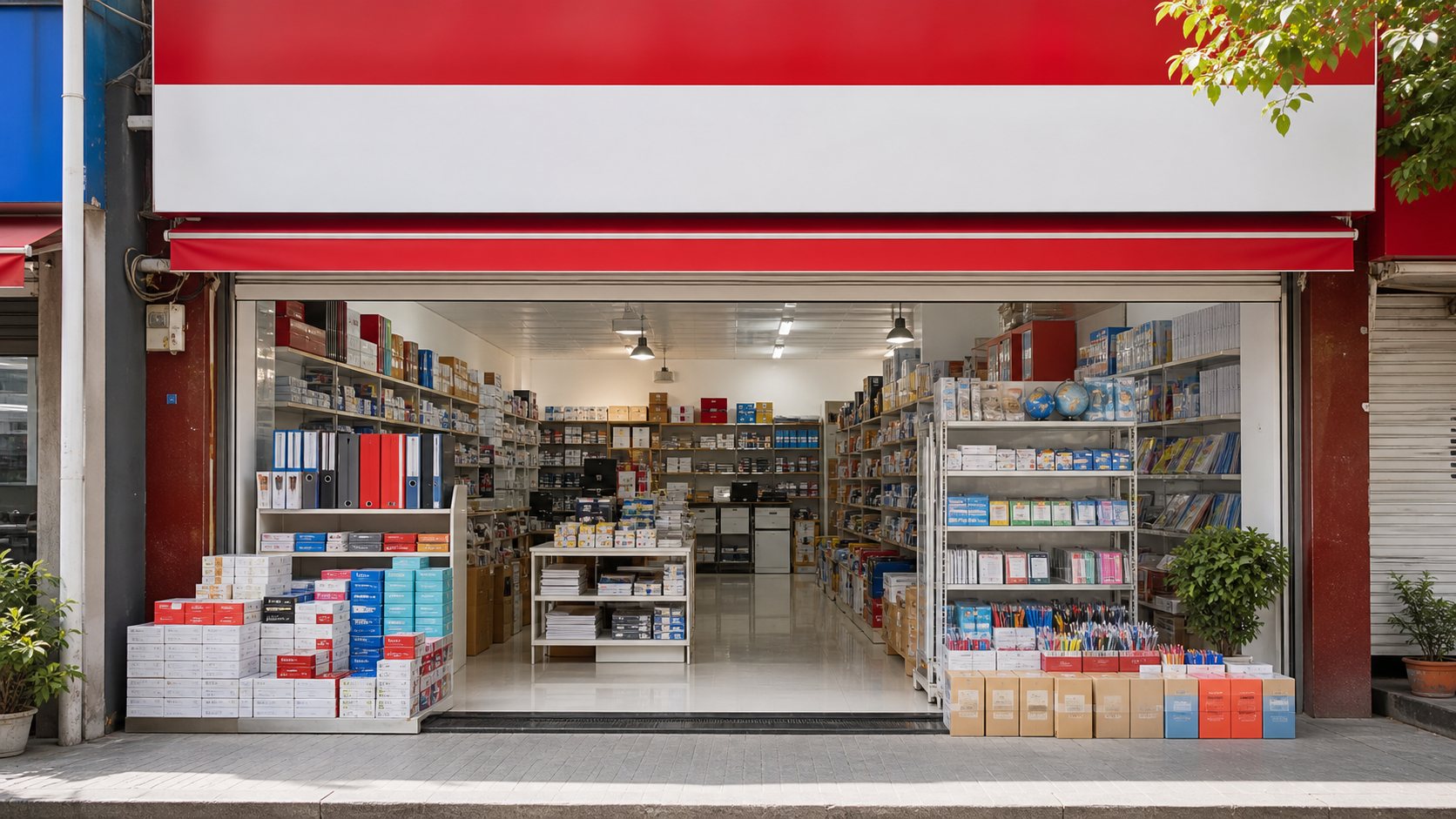 名扬文具批发门店形象